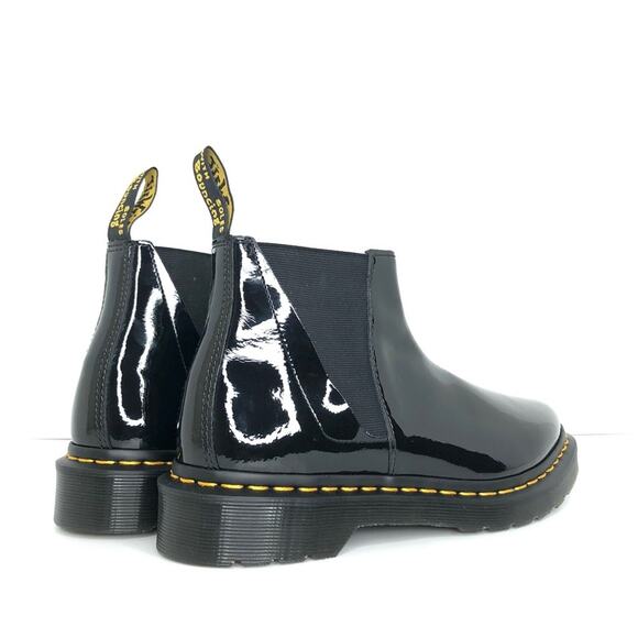 NIB Dr Martens Chelsea Pointed Toe Bianca Patent Lamper Boots Women’s 6 Shoes - Picture 7 of 12
